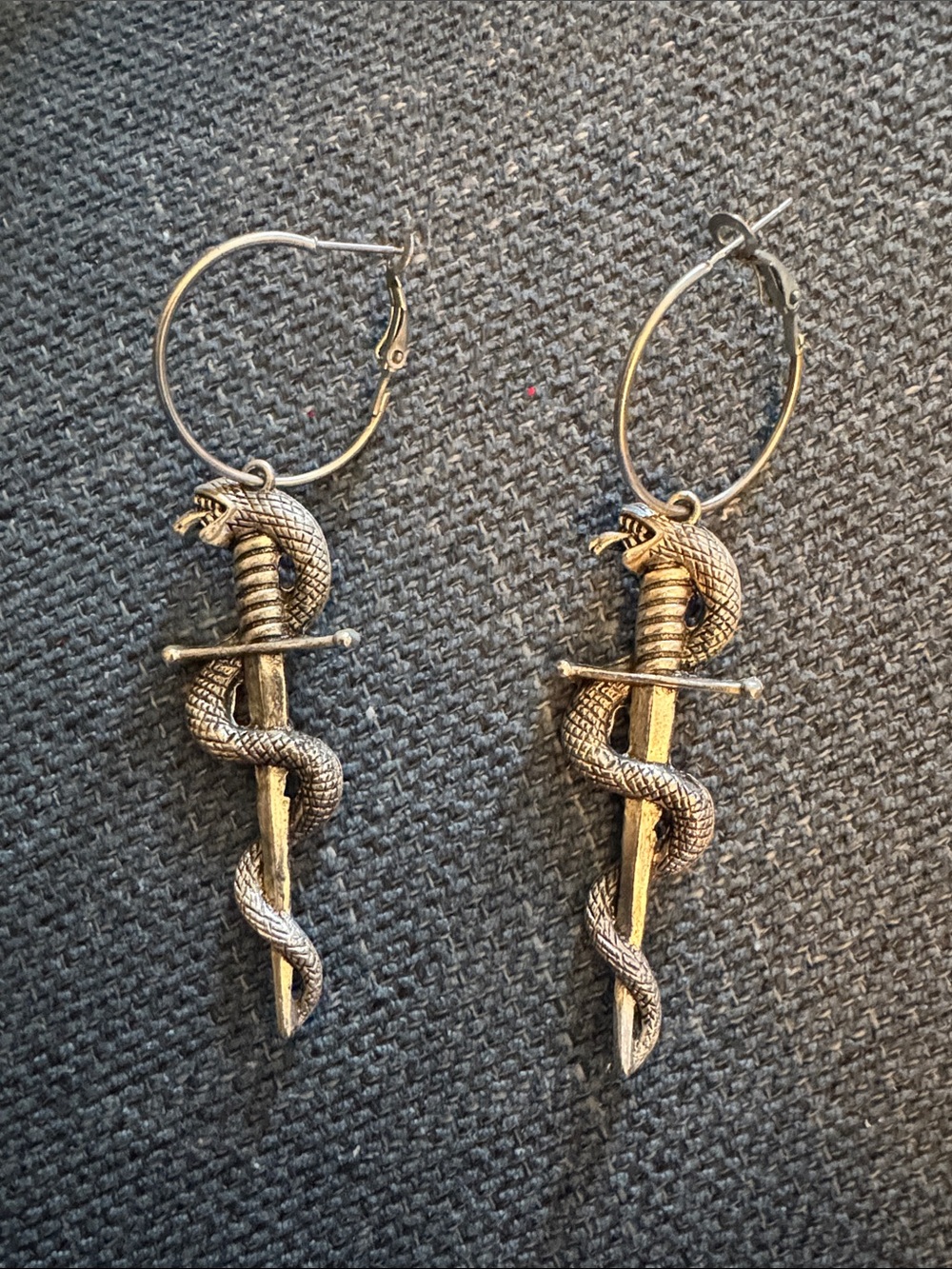 Snake & Dagger Earrings